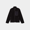 Gilet effet sherpa zippé noir homme