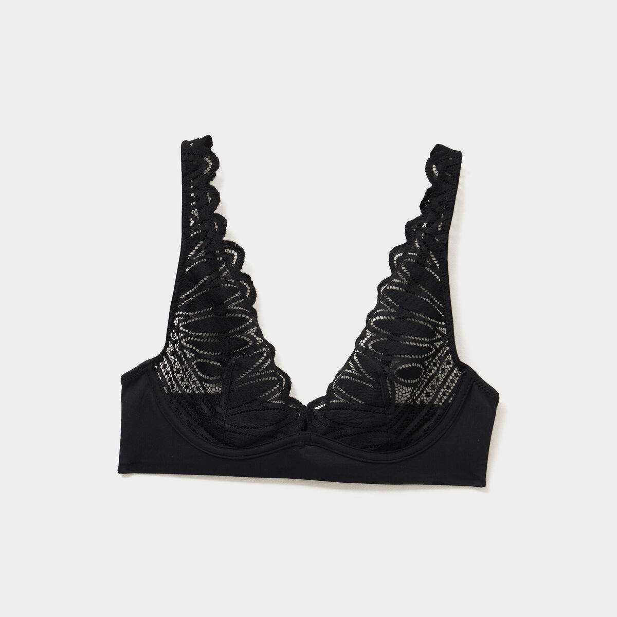 Soutien-gorge foulard dentelle noir femme