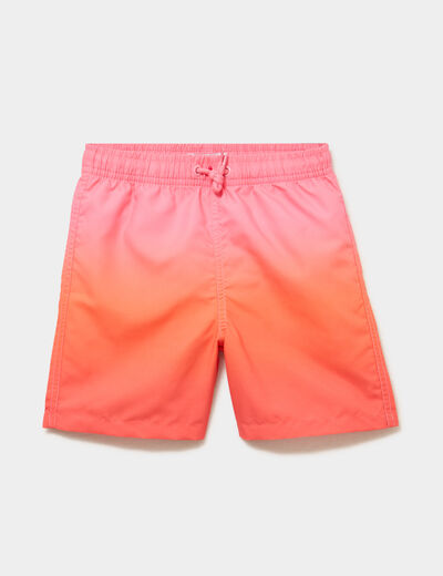Short de bain orange gar&ccedil;on