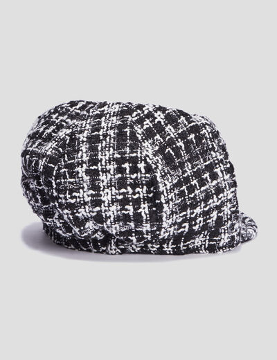 Casquette gavroche noir femme