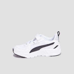 Baskets running à scratchs Puma Trinity blanc garçon