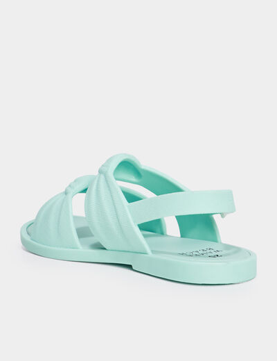 Sandales de plage noeuds Wamea Beach bleu fille