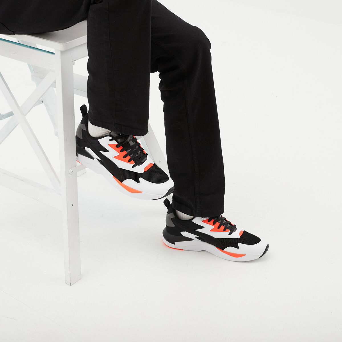 Runnings à lacets Puma rouge homme