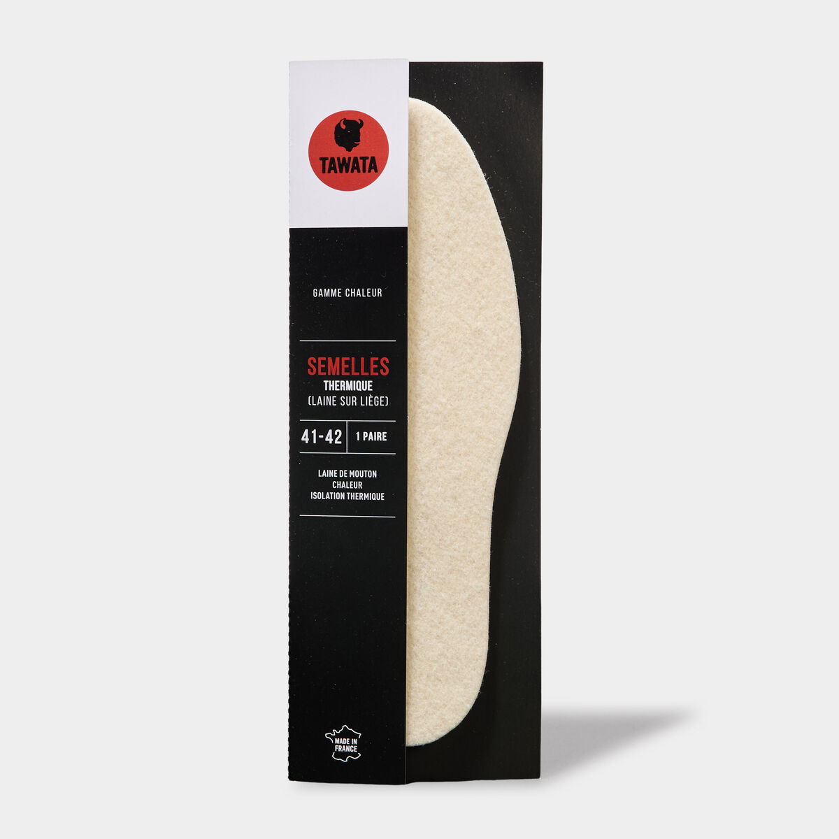 Semelles thermiques Tawata sable mixte
