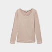 T-shirt thermique manches longues beige femme