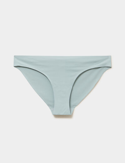 Culotte microfibre sans coutures vert clair femme