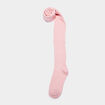 Collant côtelé coton rose fille