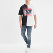 T-shirt col rond Tokyo Ghoul Kaneki multicolore homme