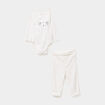 Ensemble 2 pièces coton blanc bébé garçon