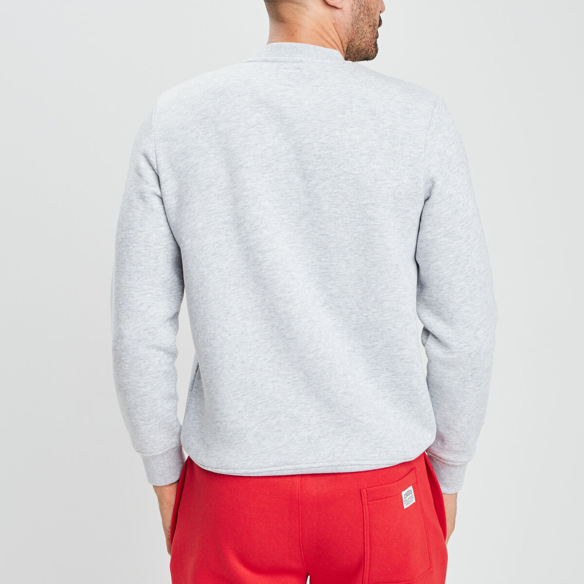 Sweat à col rond Creeks gris clair homme