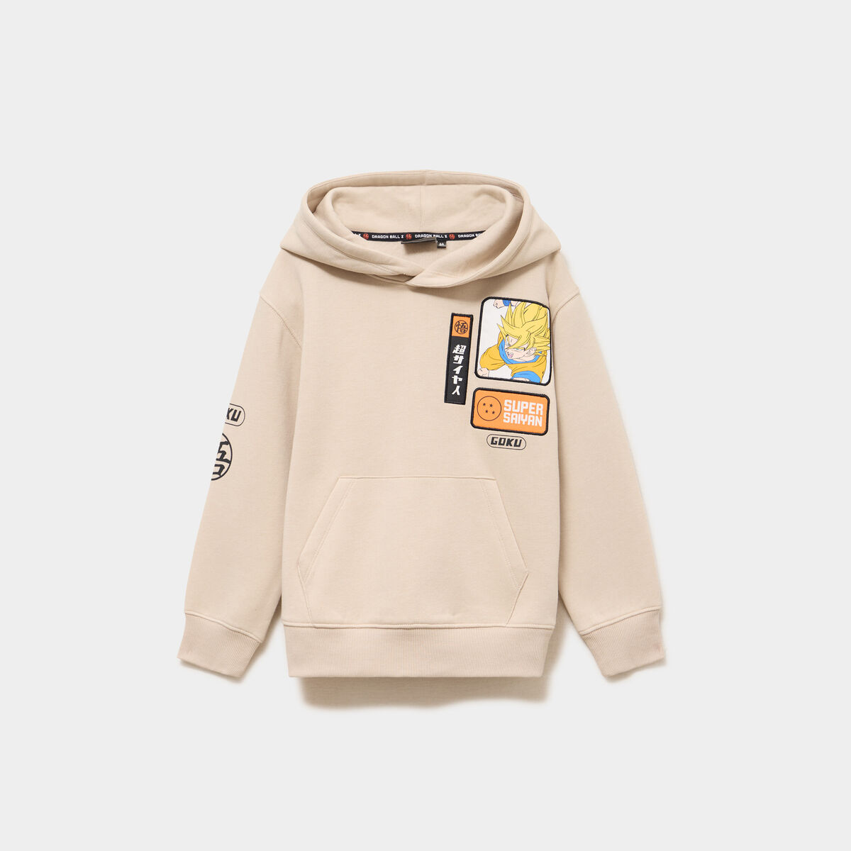 Sweat hoodie 1 poche Dragon Ball Z sable gar&ccedil;on