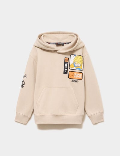 Sweat hoodie 1 poche Dragon Ball Z sable gar&ccedil;on