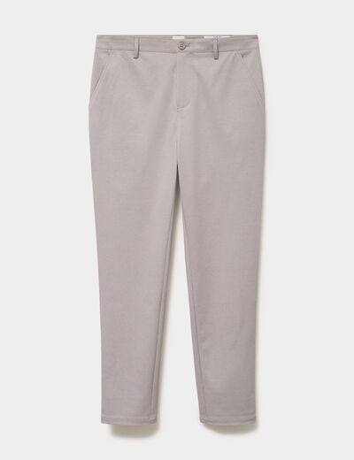 Pantalon chino slim beige clair homme