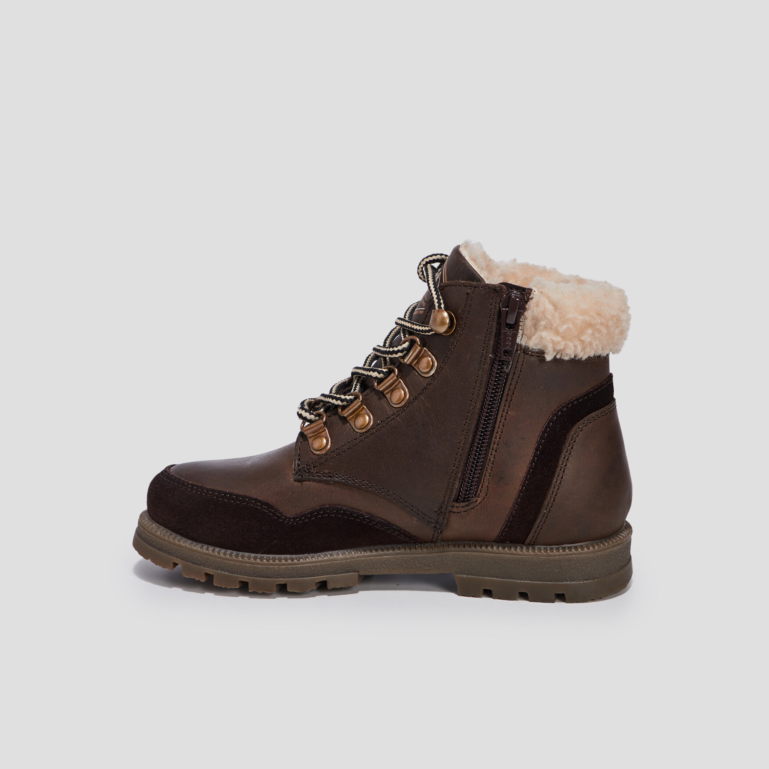 Bottines garçon top fourrées