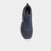 Baskets running &agrave; lacets bleu fonc&eacute; homme