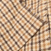 &Eacute;charpe avec bords &agrave; franges courtes sable homme