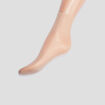 Lot 2 paires socquettes voile 15D Sublim ivoire femme