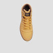 Baskets montantes à lacets jaune homme