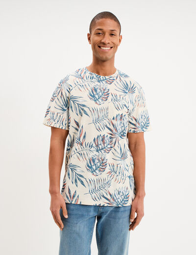T-shirt manches courtes multicolore homme