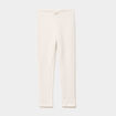 Legging doubl&eacute; chaud beige fille