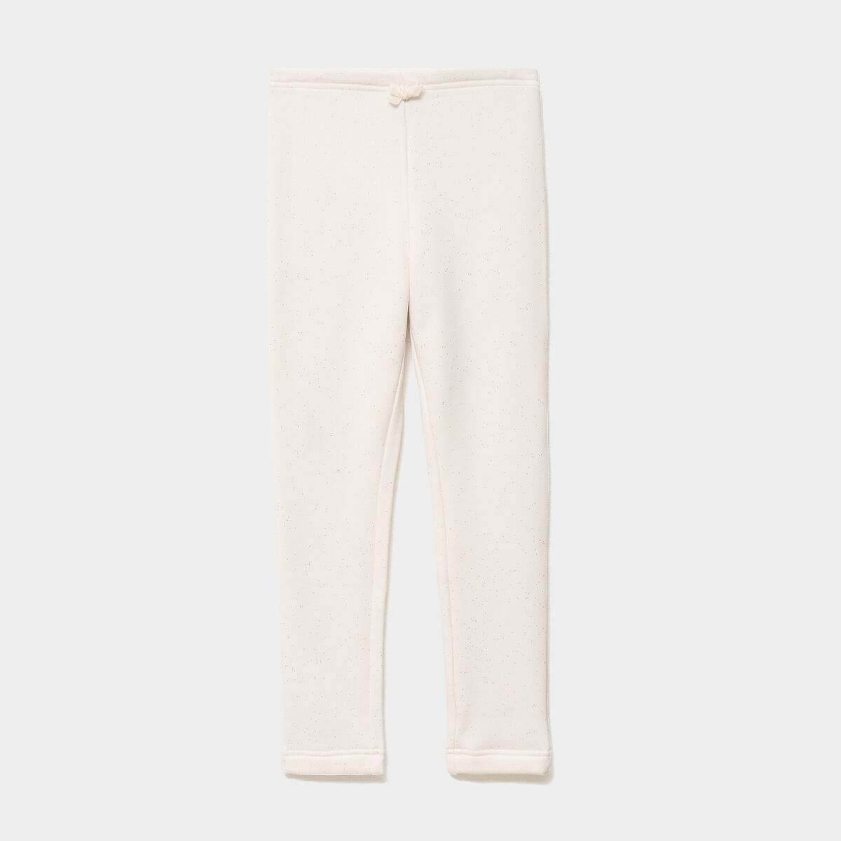 Legging doubl&eacute; chaud beige fille