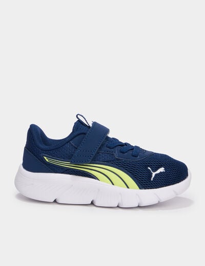 Baskets running &agrave; scratchs Puma jaune citron gar&ccedil;on