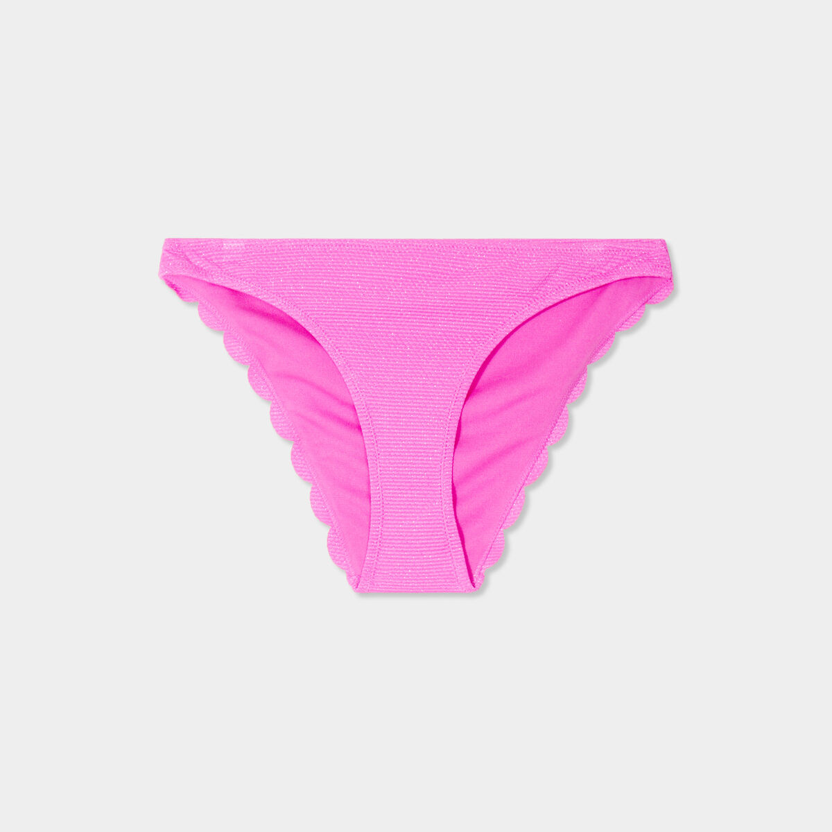 Bas de maillot de bain rose fushia femme