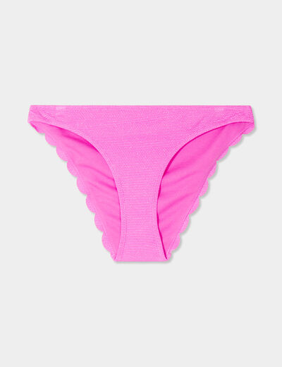 Bas de maillot de bain rose fushia femme