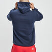 Sweat &agrave; capuche hoodie bleu marine homme