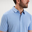 Polo manches courtes bleu ciel homme