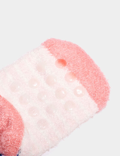 Lot 2 paires chaussettes Stitch rose bébé fille