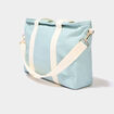 Sac cabas avec bandoulière vert pastel femme