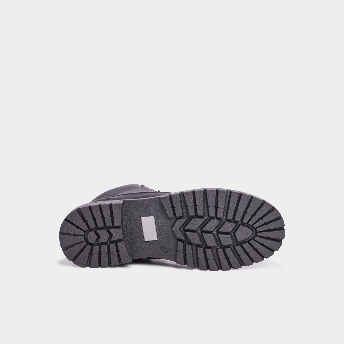 Boots crant&eacute;es zipp&eacute;es Trappeur noir gar&ccedil;on