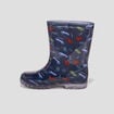 Bottes de pluie imprimé bleu marine garçon