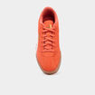 Tennis basses &agrave; lacets en cuir Puma Club orange fonc&eacute; homme