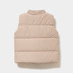 Doudoune sans manches imperm&eacute;able zipp&eacute;e sable b&eacute;b&eacute; gar&ccedil;on