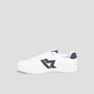 Tennis basses à lacets blanc homme