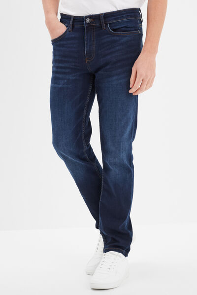 Jeans regular denim used homme