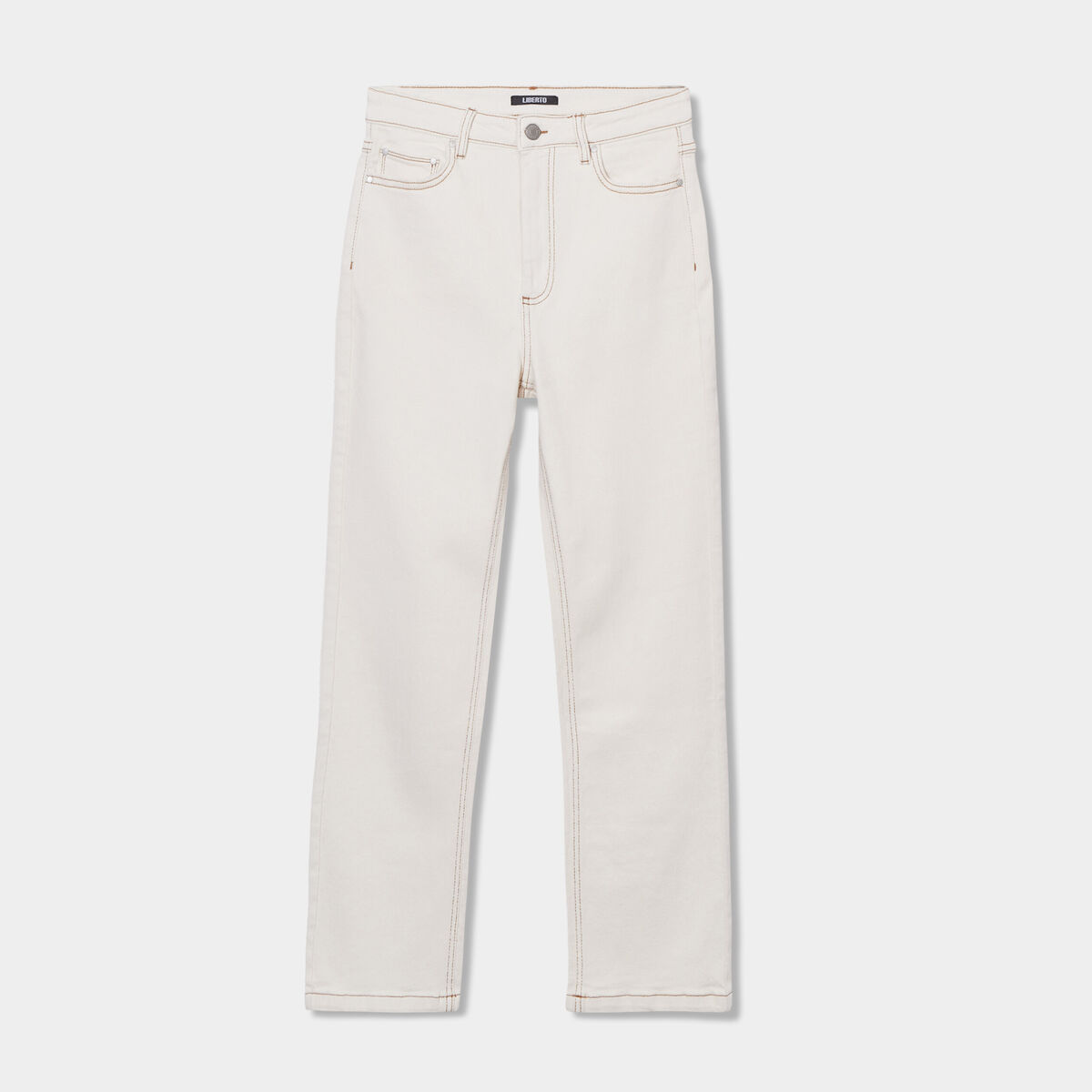 Jeans bootcut 7/8ème Liberto ivoire femme