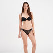 Soutien-gorge corbeille paddé dentelle noir femme