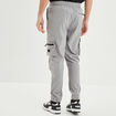 Pantalon cargo avec boucle gris homme