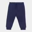 Jogging molleton taille élastiquée bleu marine bébé garçon