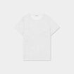 T-shirt col rond 1 poche manches courtes ecru femme