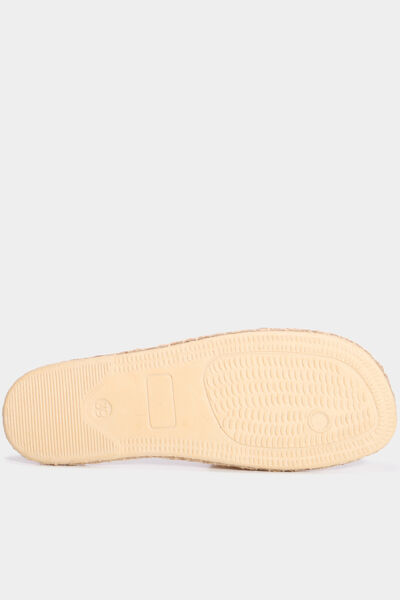 Mules semelles cordes multicolore femme
