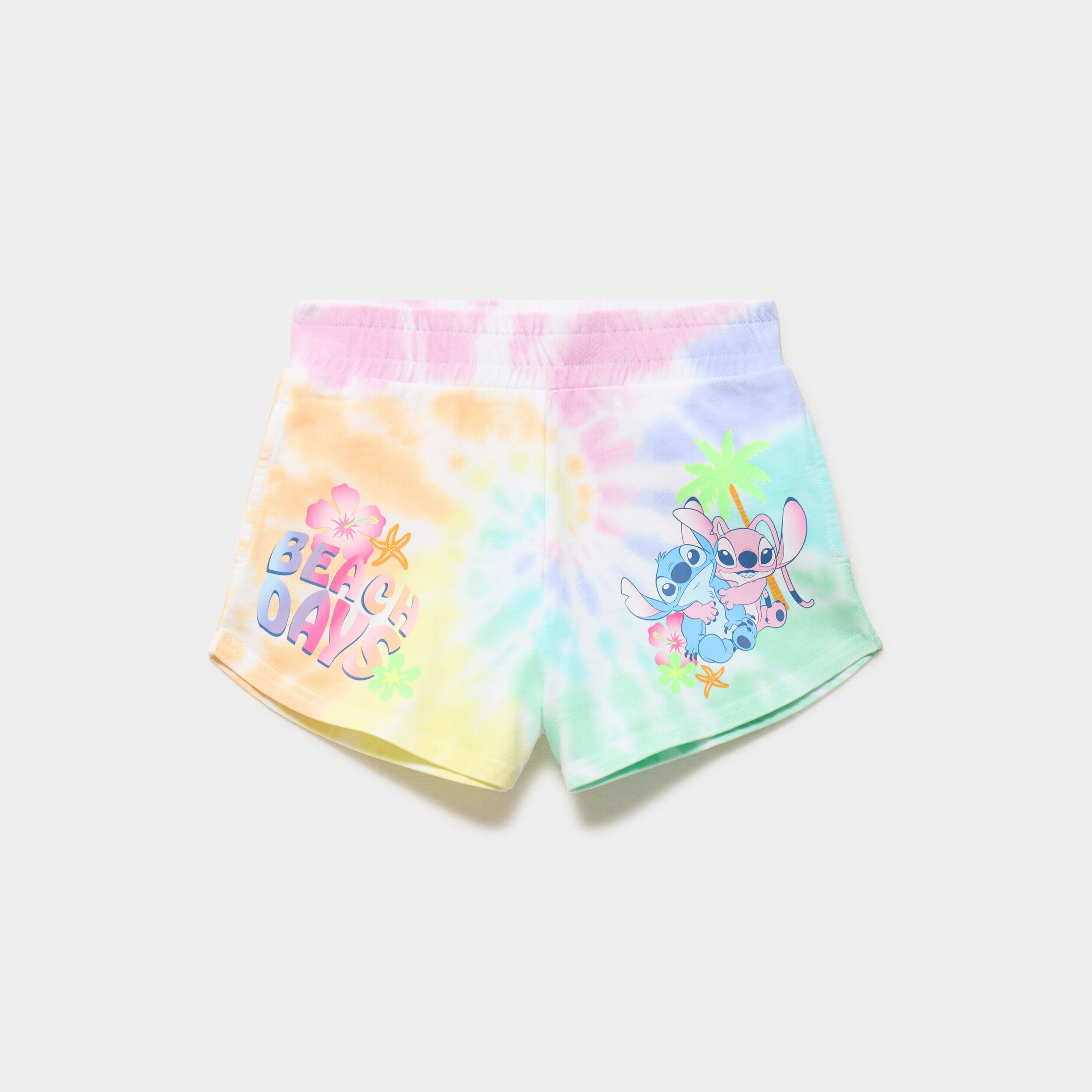 Short coton Stitch multicolore fille