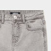 Jean flare 5 poches avec clous denim gris fille