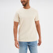 T-shirt manches courtes ecru homme