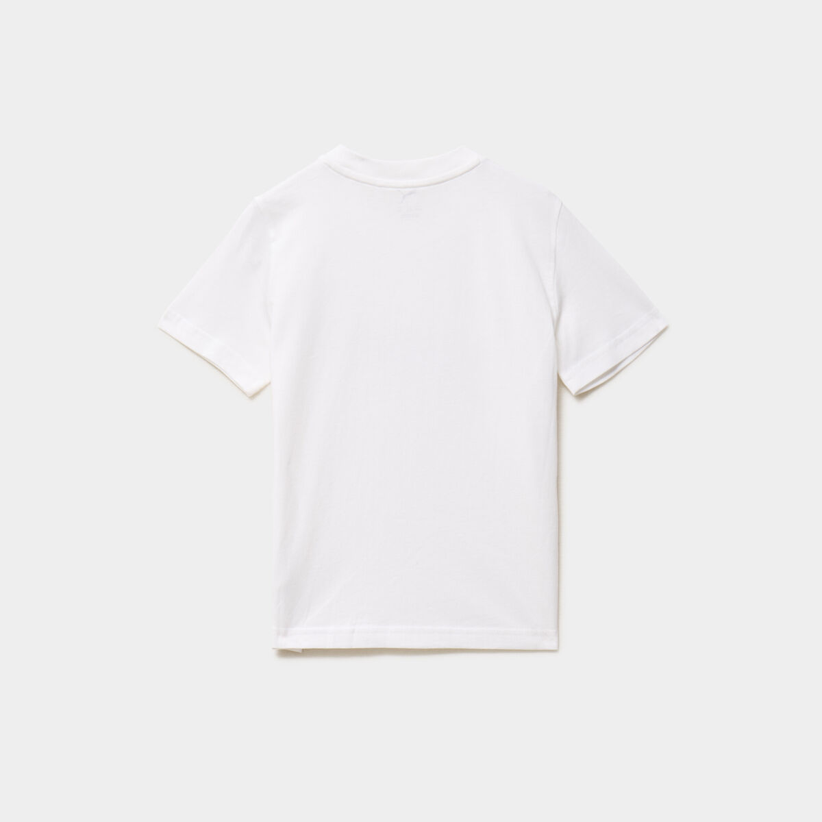 T-shirt manches courtes coton Puma blanc fille