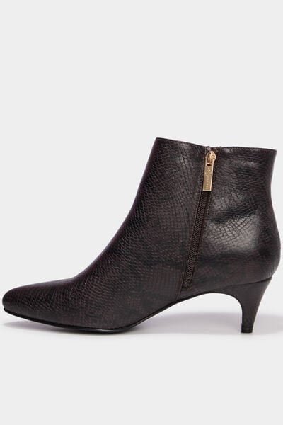 Boots vernies kitten heels multicolore femme