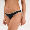 Bas de maillot de bain noir femme